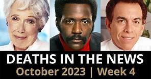 Who Died: October 2023 Week 4 | News