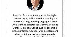 "JavaScript Revolution: Unveiling the Architect - Brendan Eich"