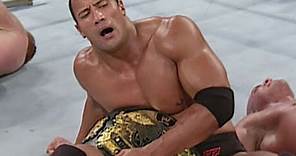 Dwayne "The Rock" Johnson wins the Undisputed Championship