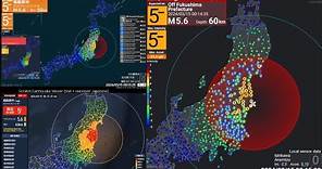 Live Japan Earthquake and Tsunami Monitoring