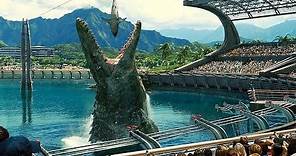 Mosasaurus Feeding Show Scene - Jurassic World (2015) Movie Clip HD
