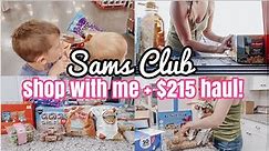 SAM'S CLUB SHOP WITH ME GROCERY HAUL | FAMILY OF 5
