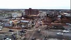 Video shows tornado damage in Mayfield, Kentucky