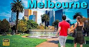 Melbourne Australia Walking Tour - Federation Square | 4K HDR