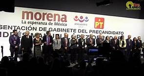 Presentación del gabinete de Andrés Manuel López Obrador