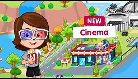 Lights, Camera, Action! New Cinema 🎥🍿 is now on the map | My Town: World
