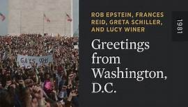 Greetings from Washington, D.C.