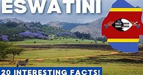 ESWATINI (Swaziland): 20 Facts in 3 MINUTES
