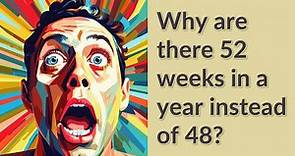 Why are there 52 weeks in a year instead of 48?