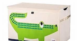 3 Sprouts Kids Toy Chest - Storage Trunk for Boys and Girls Room, Crocodile