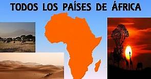 Países de ÁFRICA con sus CAPITALES, LOCALIZACIÓN y BANDERAS