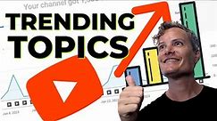 How To Find Trending Topics On YouTube 2024