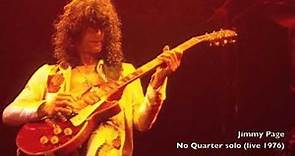 Jimmy Page solo No Quarter 1973