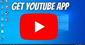 How to Install YouTube App for Laptop in Window 11/10 or PC Install YouTube App in Laptop