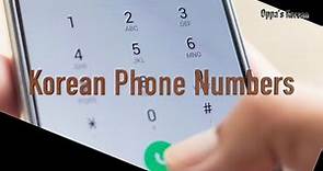 Korean Phone Number