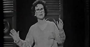 Alice Ghostley--Boston Beguine, intro by Virginia de Luce, 1960 TV