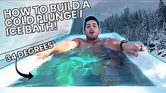 Ice Bath | How To Build DIY Cold Plunge - Wim Hof Method (LESS THAN $600)