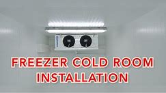 Freezer Installation || Cold room freezer Installation
