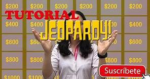 Tutorial Juego de Jeopardy online 📲📲💻😎