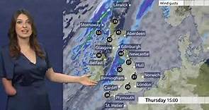Lucy Martin BBC News Channel HD Weather January 2nd 2020