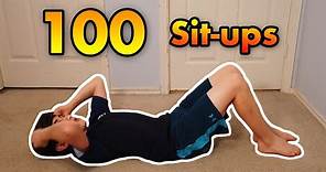 HOW TO Do 100 Sit-Ups! - Sit Ups for beginners (6 pack abs) | FullTimeNinja