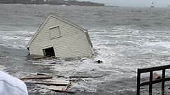 Flooding smashes Maine’s coast, destroying historic buildings and forcing rescues
