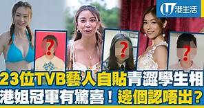 23位TVB藝人自貼學生相為應屆DSE考生打氣 港姐冠軍黃嘉雯中學Look青澀樣有驚喜