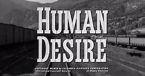 Human Desire (1954) 📽Classic American Film Noir Movie📽 Glenn Ford, Gloria Grahame Broderick Crawford