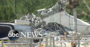 Traffic camera video shows the devastating moment of the Miami bridge collapse