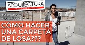 CARPETA DE LOSA | CAIDA Y DESAGÜE DE TECHO - CONSTRUCCIÓN