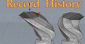 Record History in Rhino 6