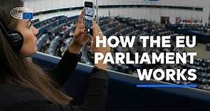 How the European Parliament works