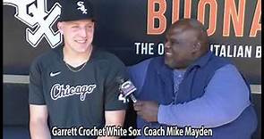 Garrett Crochet White Sox & Michael E. Mayden (The Coach)