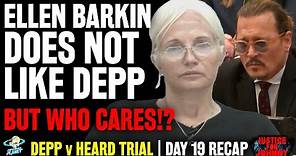 Amber Heard Case RESTS!? Ellen Barkin TRASHES Johnny Depp? Why'd Johnny Laugh? | Day 19 Trial Recap