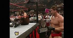 Ken Shamrock 1st Theme Music Debut in match with Triple H! Feat Mankind & Chyna 1997 (WWF)