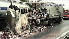 Der Tod fährt mit - Heavy truck accidents - The death drive - Schwere LKW Unfälle - Truck Crash