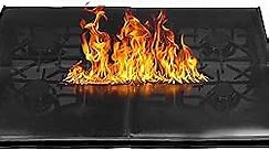 Fireproof Gas Stove Burner Cover - Foldable Gas Stove Top Cover - Waterproof Fireproof Anti Dust Stove Covers - Washable Stove Guard Top Protector - Fireproof Glass Fiber Material - 30" x 21"