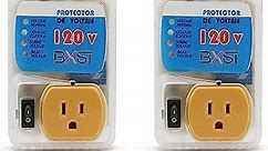 1 Outlet Surge Protector, BSEED 120V Plug in Voltage Protector with Indicator Lights Wall Mount Voltage Brownout Outlet for Home/Office/School/Travel Large Appliances Protection 20A 2400W 2 Pack
