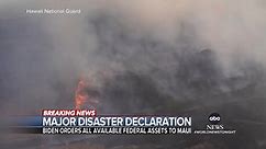 Biden administration approves disaster declaration for Hawaii