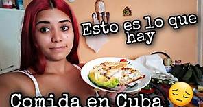 Comer en Cuba es un lujo 😔. Esto es lo que come el cubano de a pie. La realidad😥