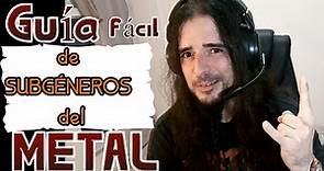 Identifica los SUBGÉNEROS del METAL con estos Simples Pasos