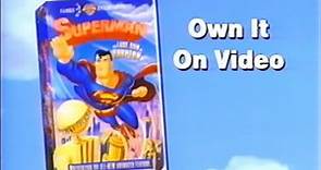 Superman: The Last Son of Krypton (1996) Trailer (VHS Capture)