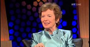 Mary Robinson talks about why she ran for the presidency