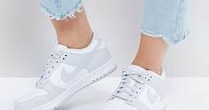 Nike - Dunk - Scarpe da ginnastica basse grigie e bianche | ASOS