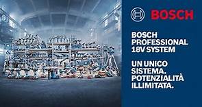 Sistema 18V Bosch Professional: un unico sistema. Potenzialità illimitata.