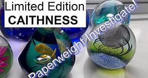 Limited Edition CAITHNESS Paperweights