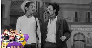Película "Águila o Sol" con Cantinflas y Manuel Medel.| Cine Mexicano