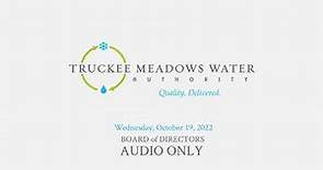 Truckee Meadows Water Authority | October 19, 2022