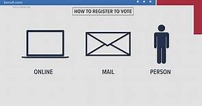 How can you register to vote in Texas?