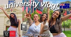 What University is REALLY like in Australia | COLLEGE VLOG! Swinburne University of Technology